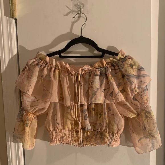 Zimmerman inspired sheer off the shoulder top - Picture 8 of 8